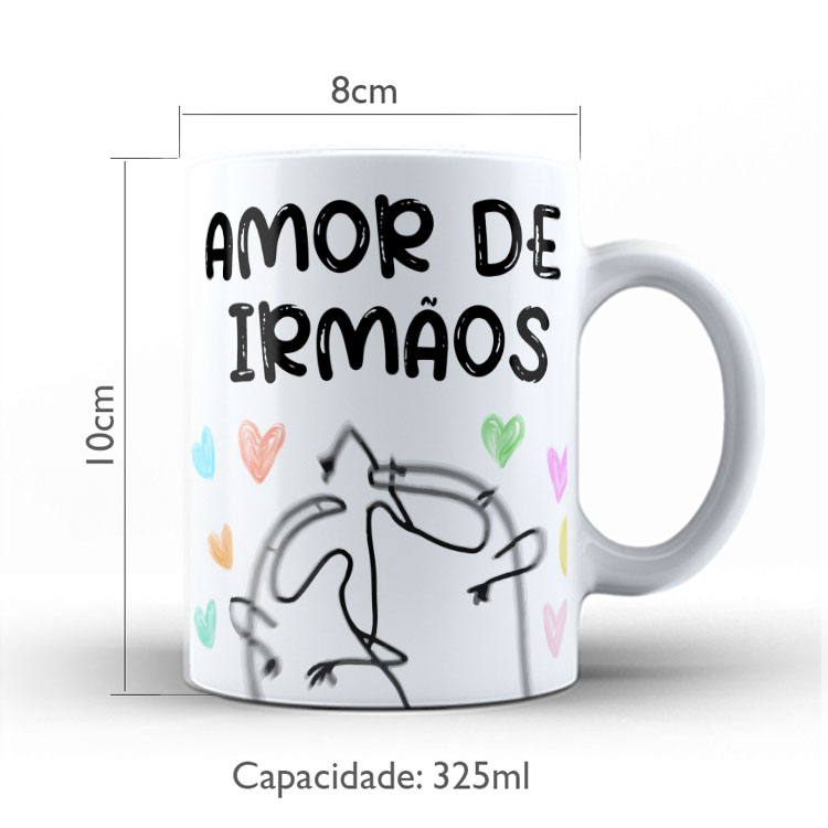 Caneca Personalizada 325ml Meme Flork Frase Engraçada 35