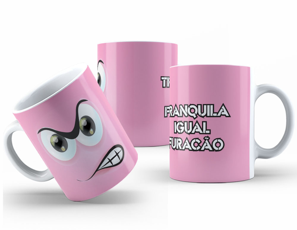 Caneca Personalizada 325ml Expressões & Caretas 01