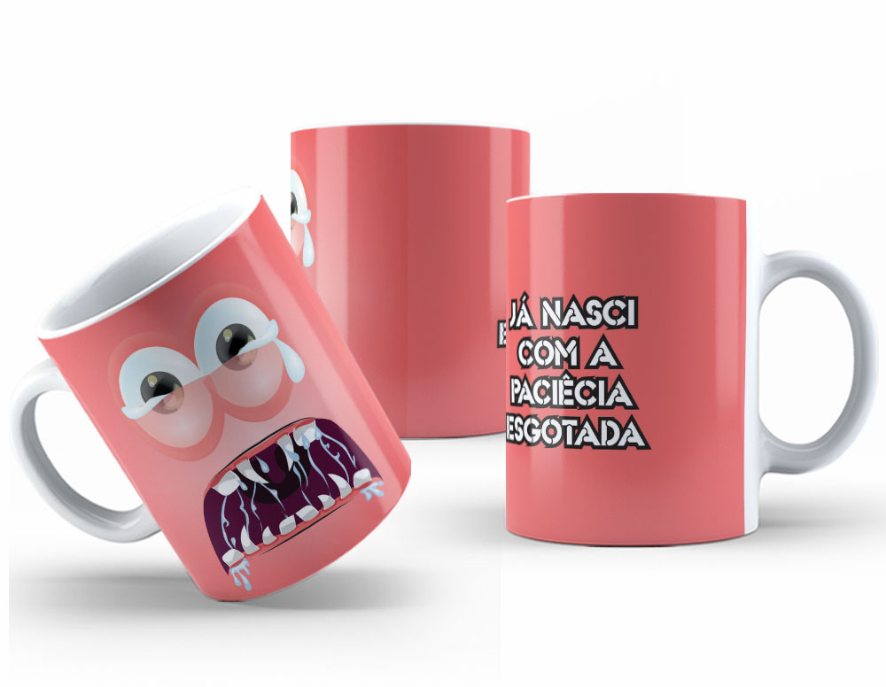 Caneca Personalizada 325ml Expressões & Caretas 07