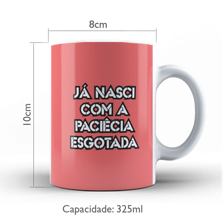 Caneca Personalizada 325ml Expressões & Caretas 07