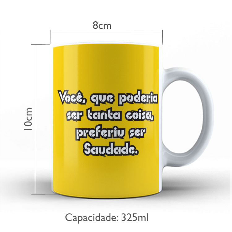 Caneca Personalizada 325ml Expressões & Caretas 08