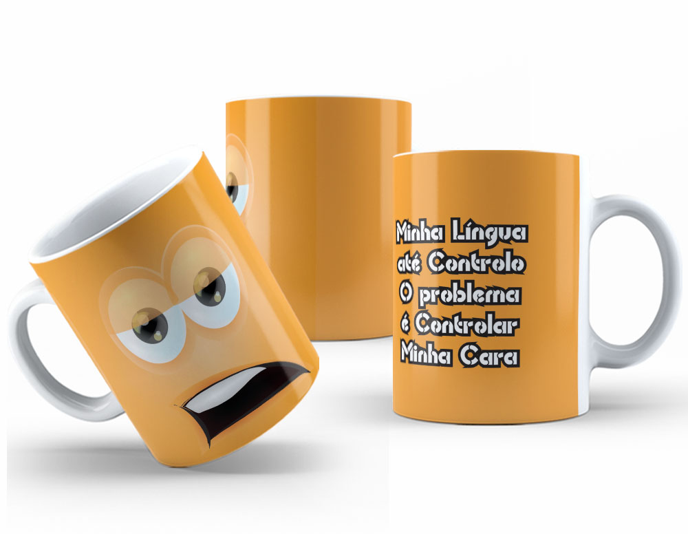 Caneca Personalizada 325ml Expressões & Caretas 15