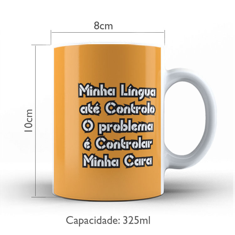 Caneca Personalizada 325ml Expressões & Caretas 15
