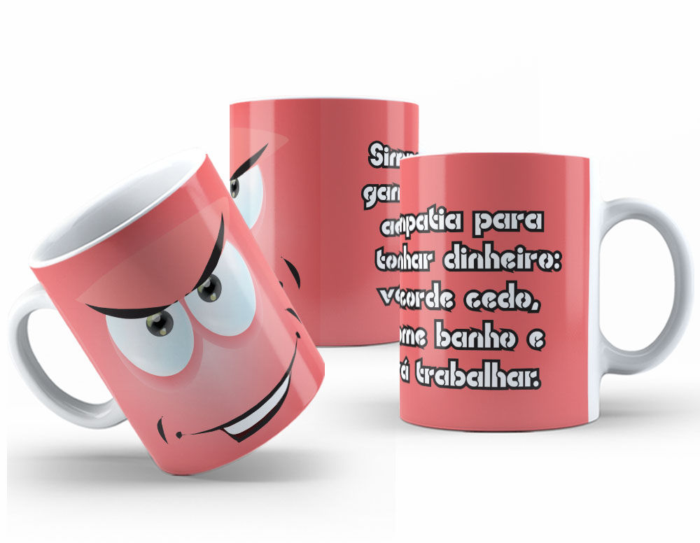 Caneca Personalizada 325ml Expressões & Caretas 24