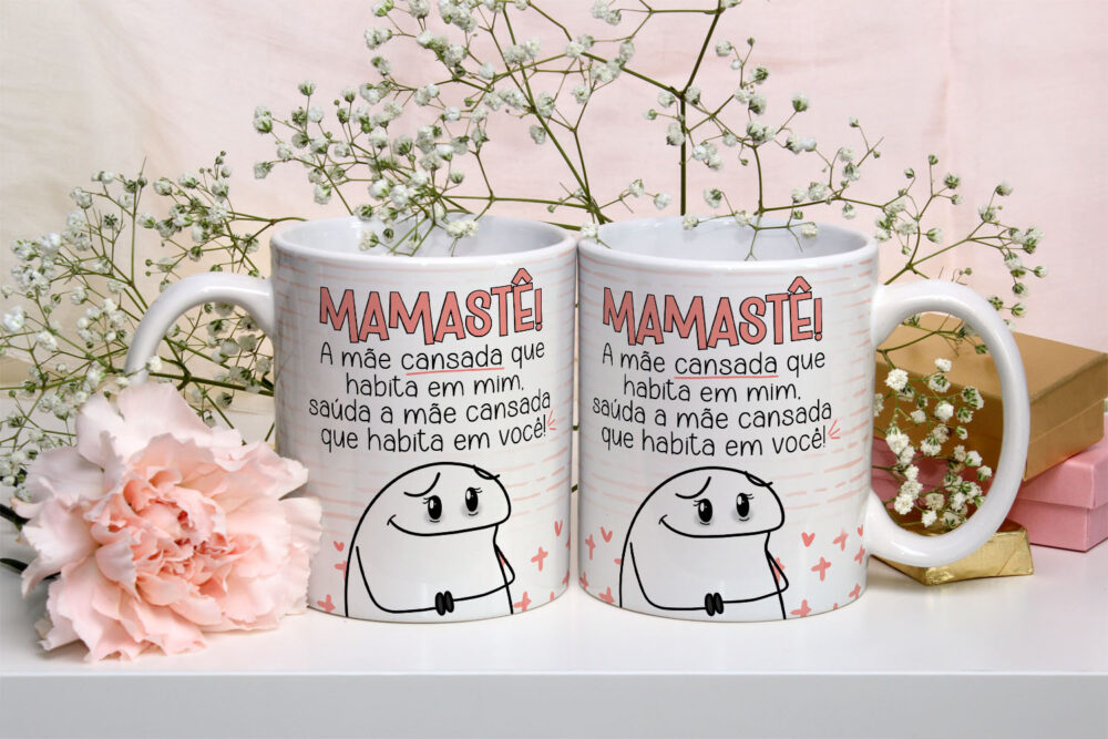 Caneca de Cerâmica Personalizada 325ml Flork Mães 09