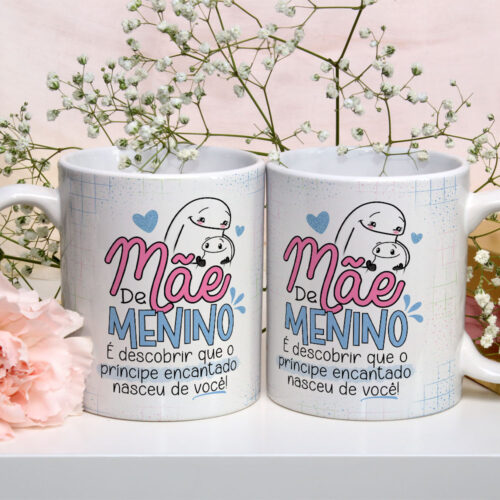 Caneca de Cerâmica Personalizada 325ml Flork Mães 25