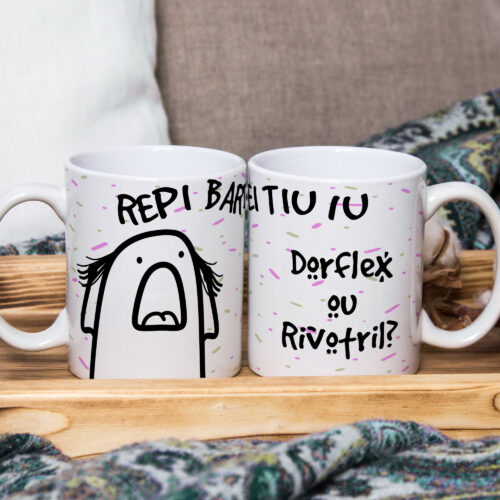 Caneca de Cerâmica Personalizada 325ml Flork Parabéns 05