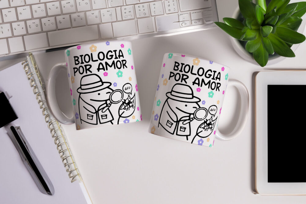 Caneca de Cerâmica Personalizada 325ml Flork Profissões 01