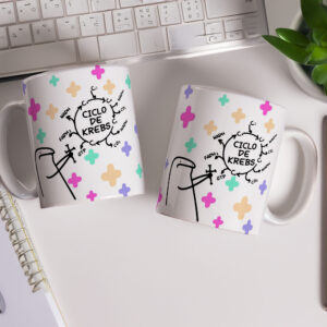Caneca de Cerâmica Personalizada 325ml Flork Profissões 02