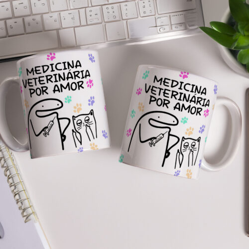 Caneca de Cerâmica Personalizada 325ml Flork Profissões 09