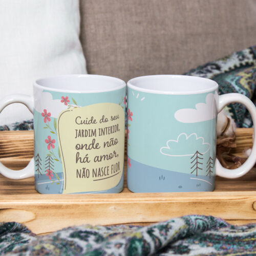 Caneca de Cerâmica 325ml Frases Motivacionais 01