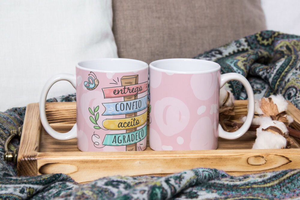 Caneca de Cerâmica 325ml Frases Motivacionais 04