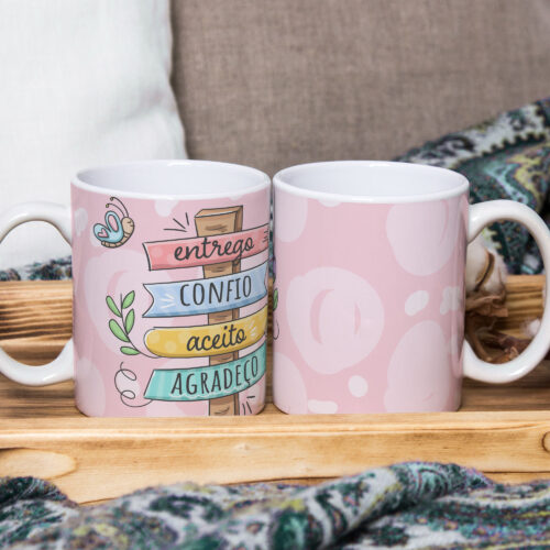 Caneca de Cerâmica 325ml Frases Motivacionais 04