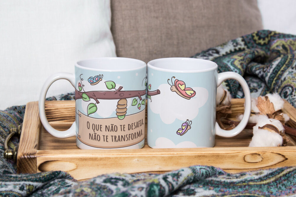 Caneca de Cerâmica 325ml Frases Motivacionais 06