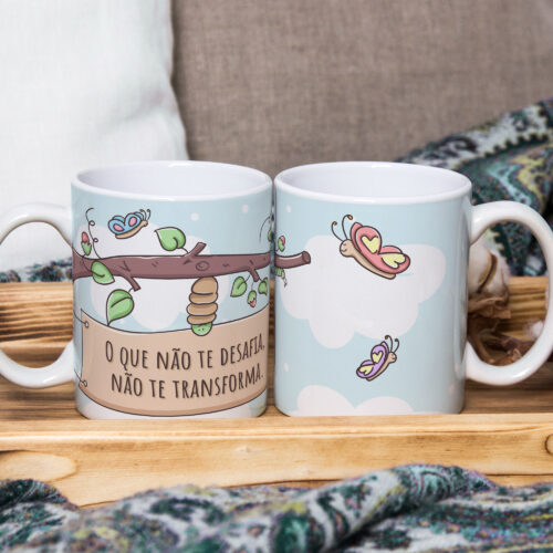 Caneca de Cerâmica 325ml Frases Motivacionais 06
