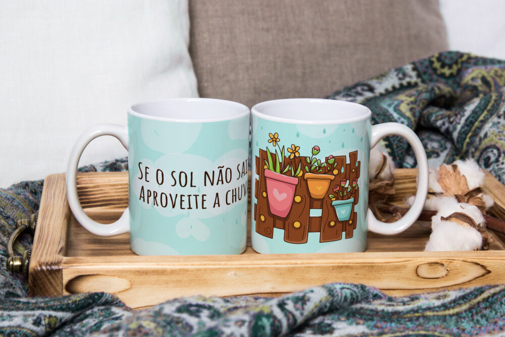 Caneca de Cerâmica 325ml Frases Motivacionais 07