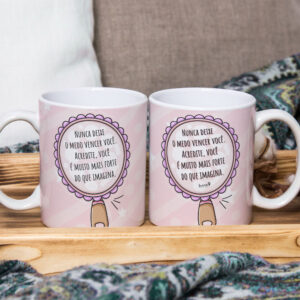 Caneca de Cerâmica 325ml Frases Motivacionais 08