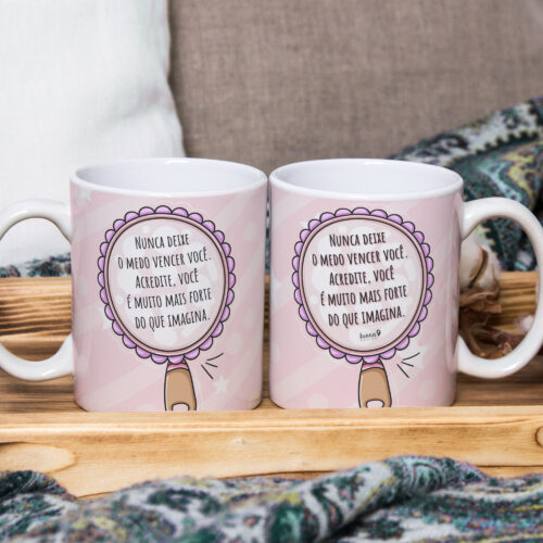Caneca de Cerâmica 325ml Frases Motivacionais 08