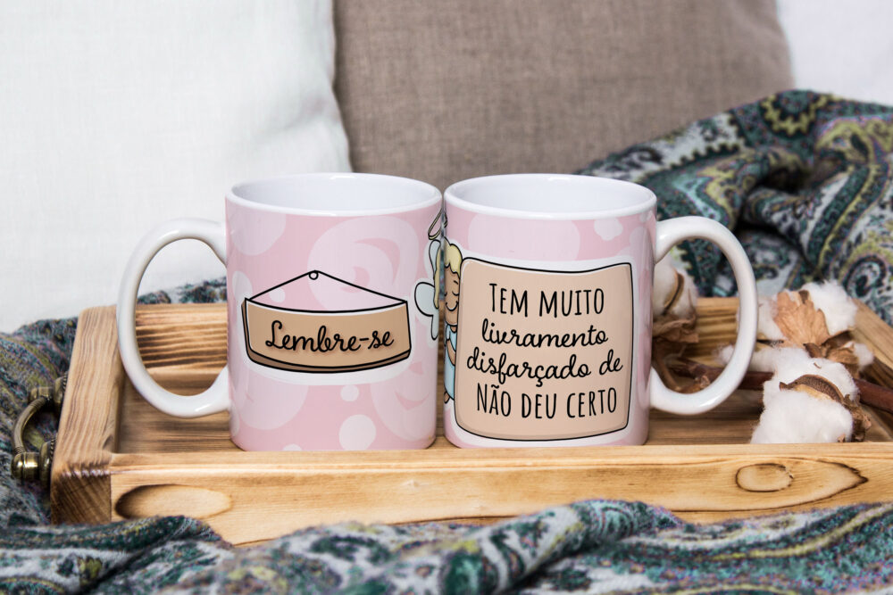 Caneca de Cerâmica 325ml Frases Motivacionais 10