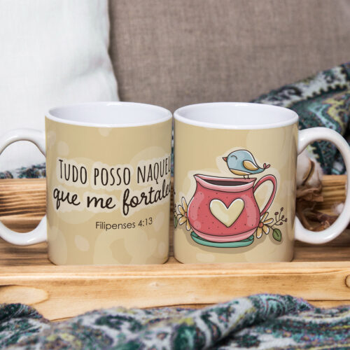 Caneca de Cerâmica 325ml Frases Motivacionais 11