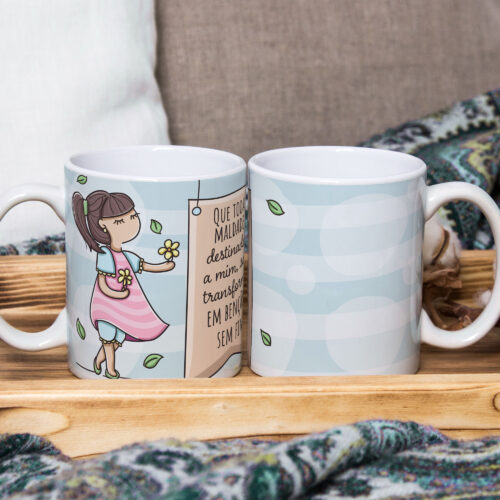 Caneca de Cerâmica 325ml Frases Motivacionais 12