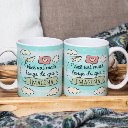 Caneca de Cerâmica 325ml Frases Motivacionais 14