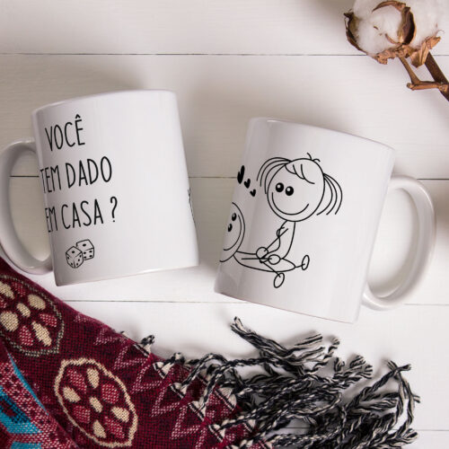 Caneca de Cerâmica 325ml Kama Sutra Chibis 01