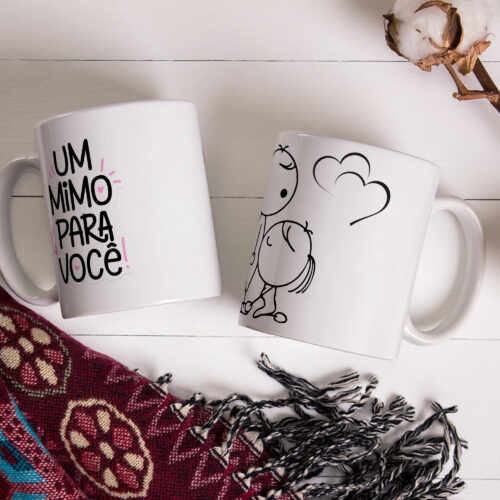 Caneca de Cerâmica 325ml Kama Sutra Chibis 02