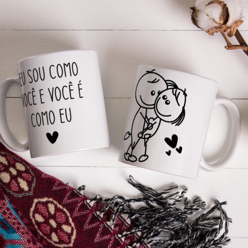 Caneca de Cerâmica 325ml Kama Sutra Chibis 03