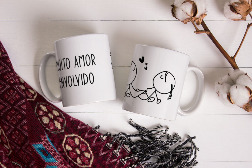 Caneca de Cerâmica 325ml Kama Sutra Chibis 04