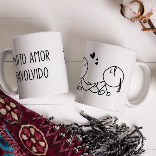 Caneca de Cerâmica 325ml Kama Sutra Chibis 04
