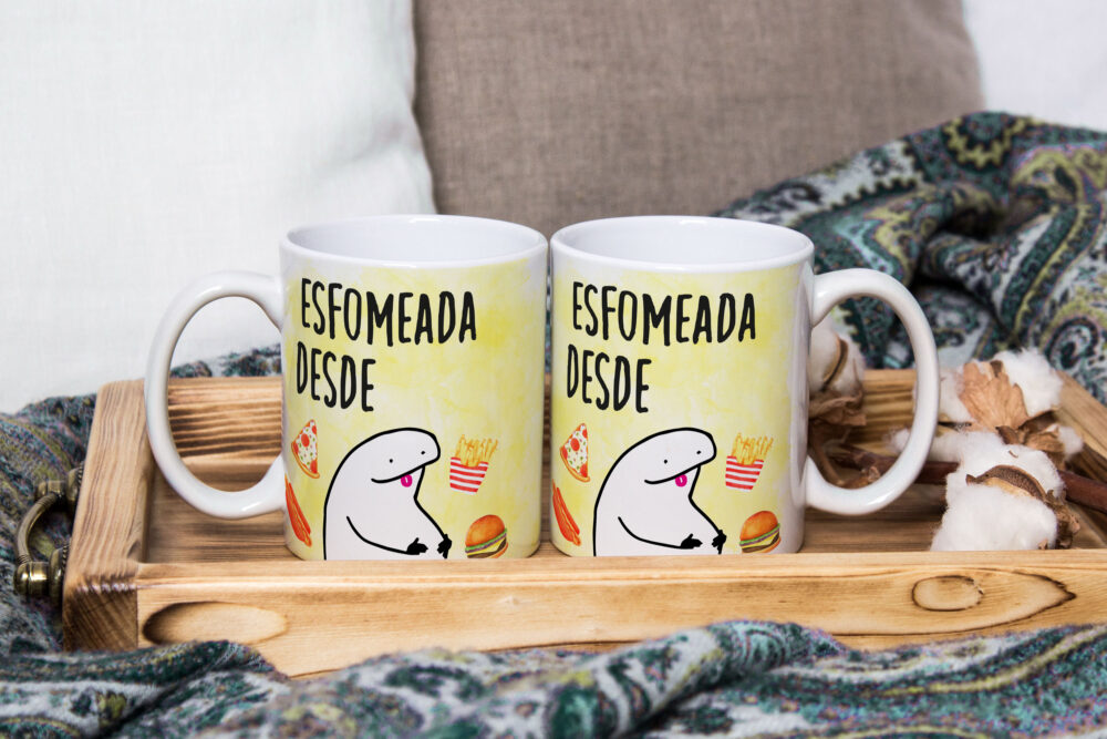 Caneca Personalizada 325ml Meme Flork Frase Engraçada 06