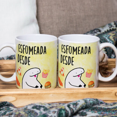 Caneca Personalizada 325ml Meme Flork Frase Engraçada 06