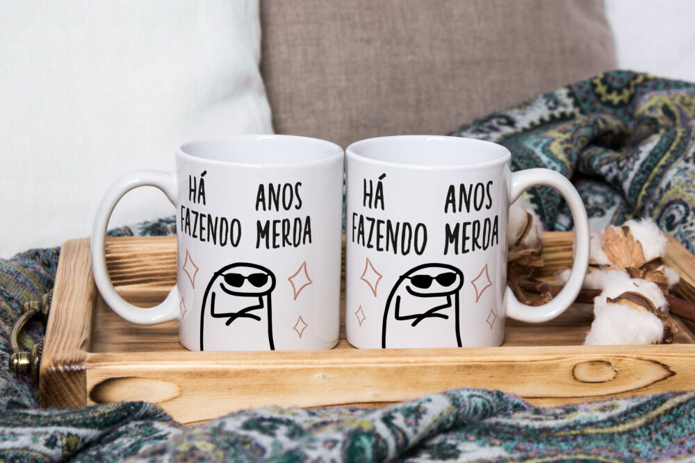 Caneca Personalizada 325ml Meme Flork Frase Engraçada 20