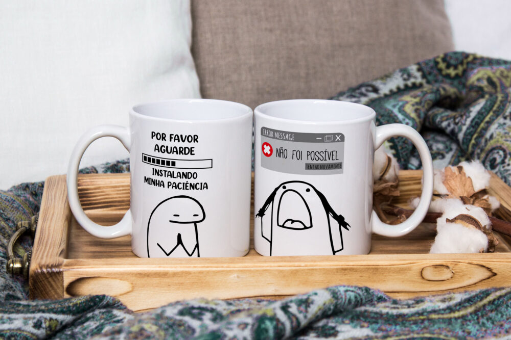Caneca Personalizada 325ml Meme Flork Frase Engraçada 27
