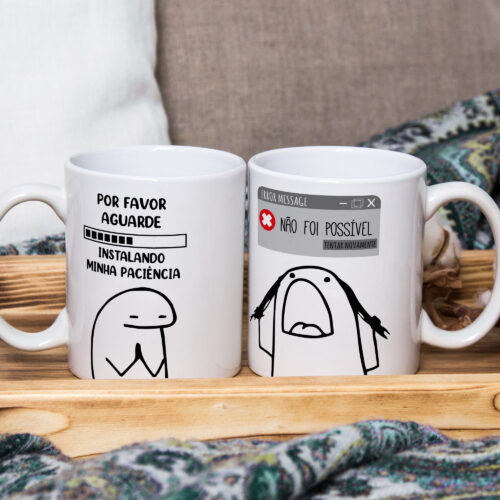 Caneca Personalizada 325ml Meme Flork Frase Engraçada 27