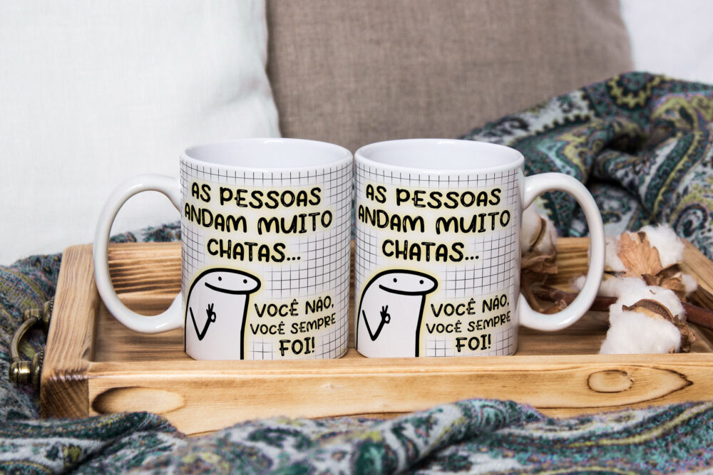 Caneca Personalizada 325ml Meme Flork Frase Engraçada 29