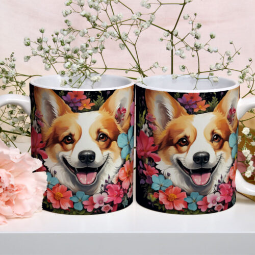 Caneca de Cerâmica 325ml Gatos e Dogs 3D 15